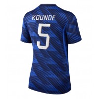 Stroje piłkarskie Francja Jules Kounde #5 Koszulka Podstawowej dla damskie MŚ 2026 Krótki Rękaw